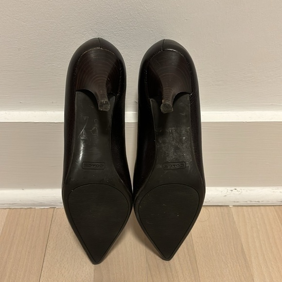 COACH ADORA LEATHER HEELS - Picture 6 of 8